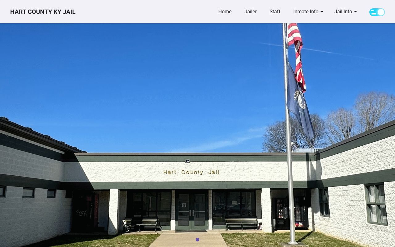 Hart County Jail inmate lookup official jail landing page